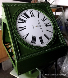 Odrestaurowana część zegara C. Waiss